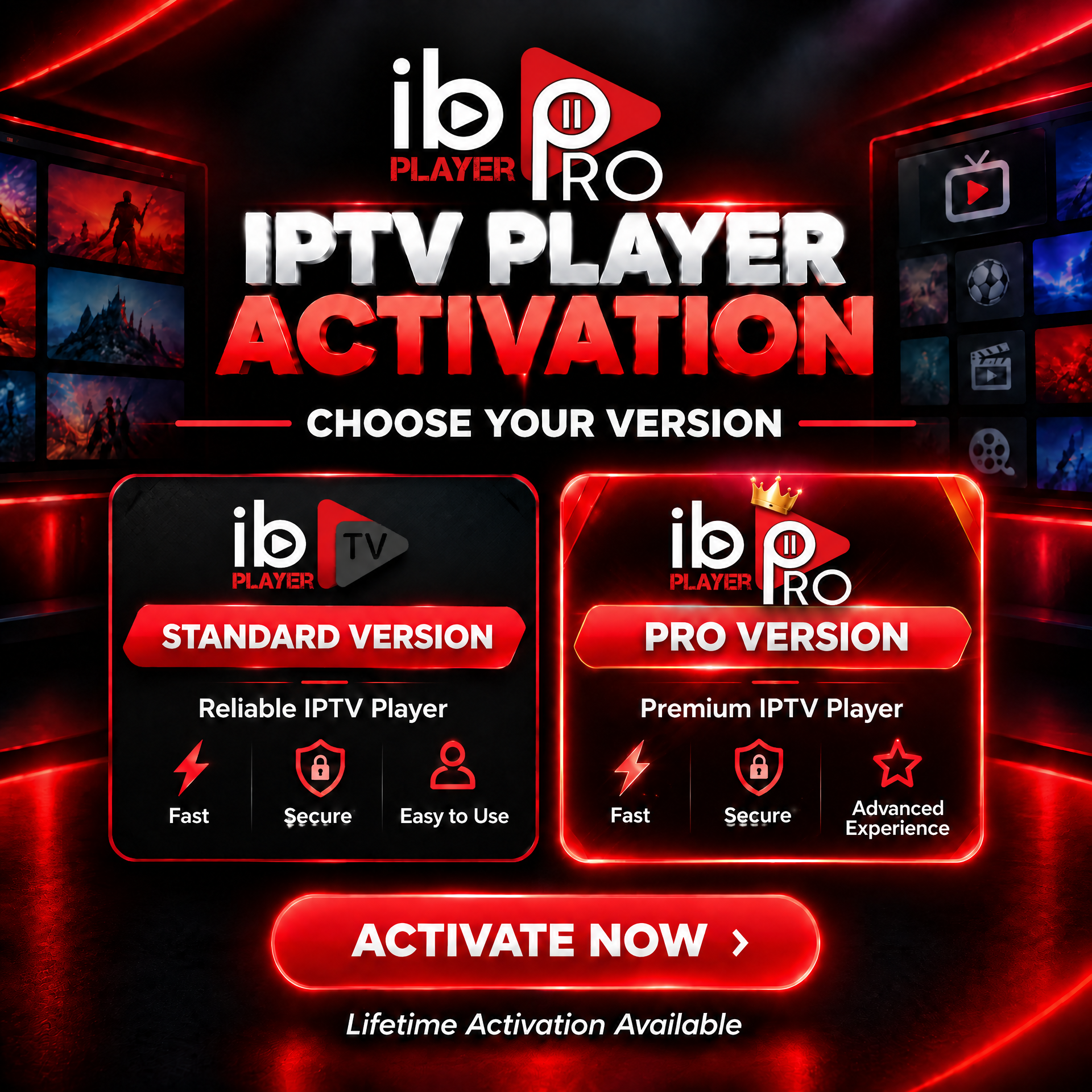 IBO Player Activation - Lifetime (Standard & Pro)