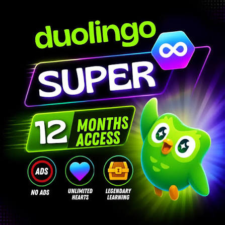 Duolingo Super Subscription – 12 Months (Global Key)