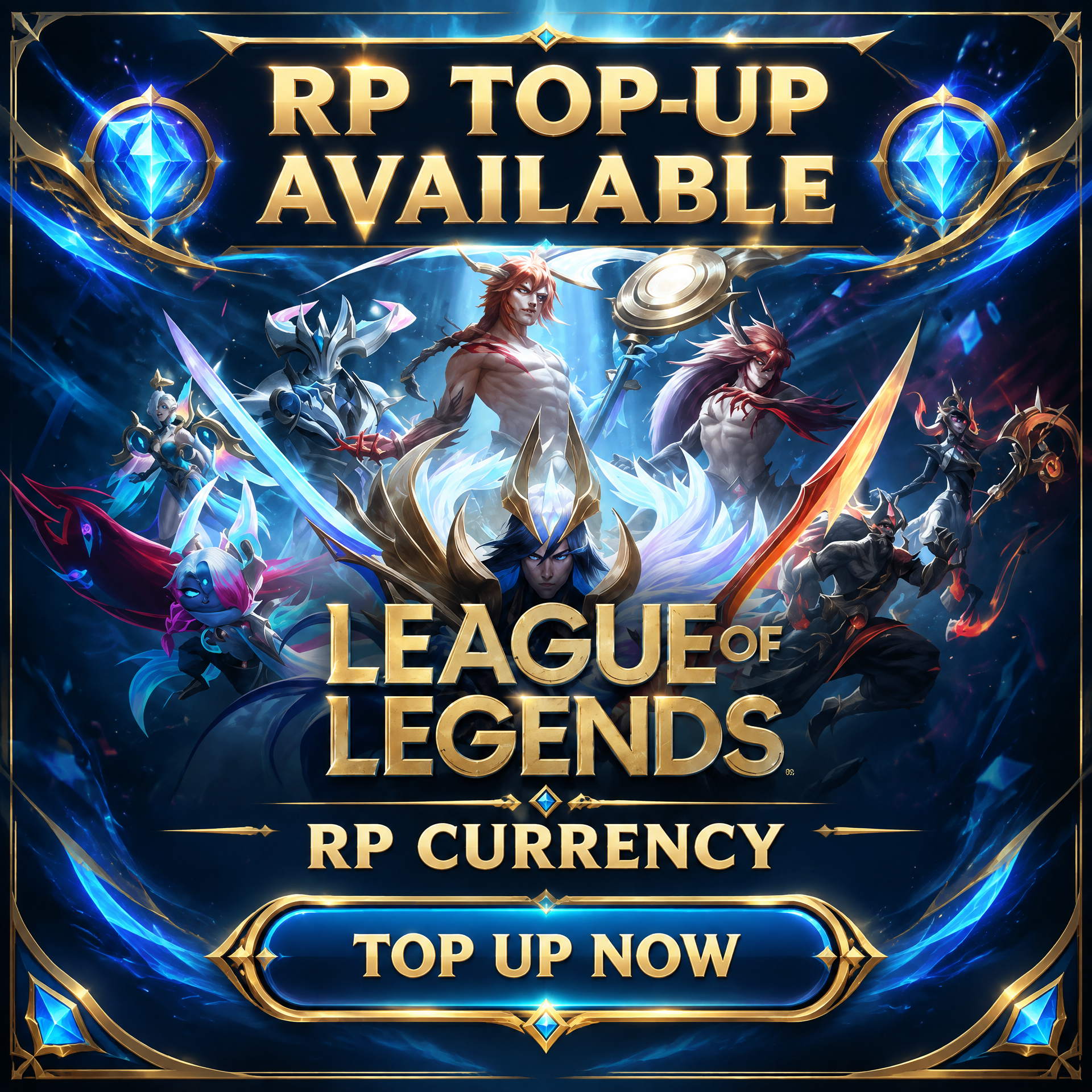 League of Legends RP Top-up - EU Server