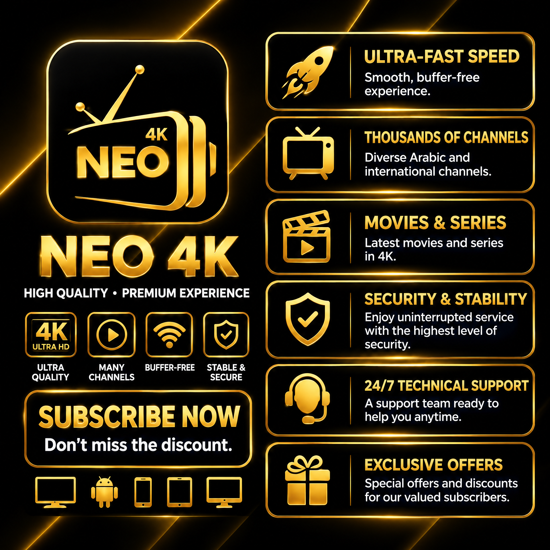 NEO4K PRO Subscription