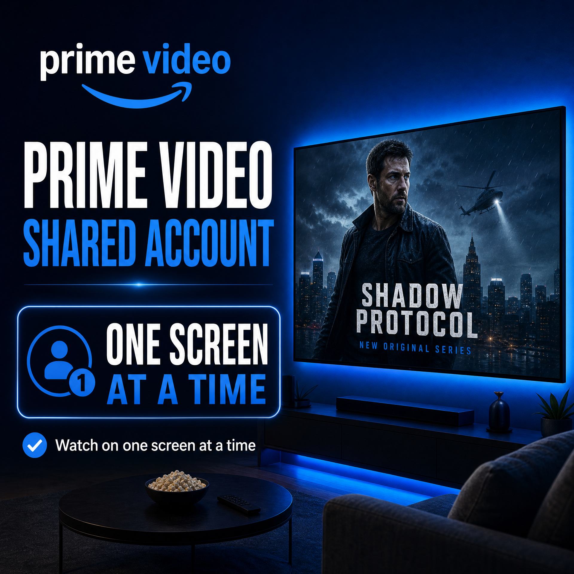 Amazon Prime Video Account- 1Screen 1Month